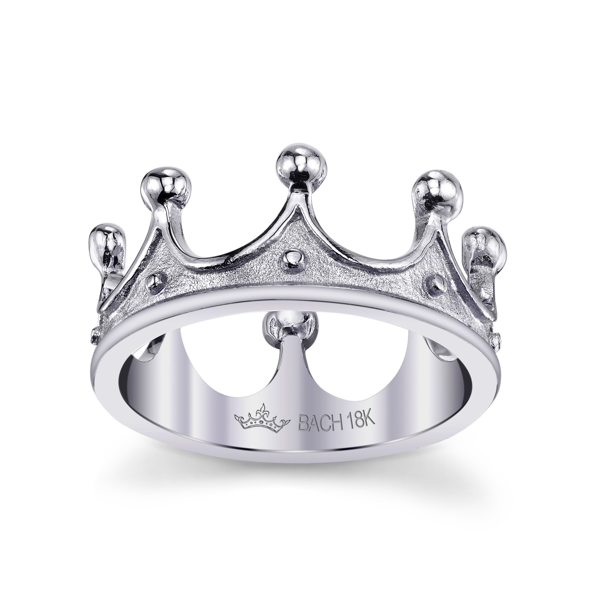 Tiara ring • Silver Crown ring • Queen ring • Sterling silver ring • P –  WatchMeWorld